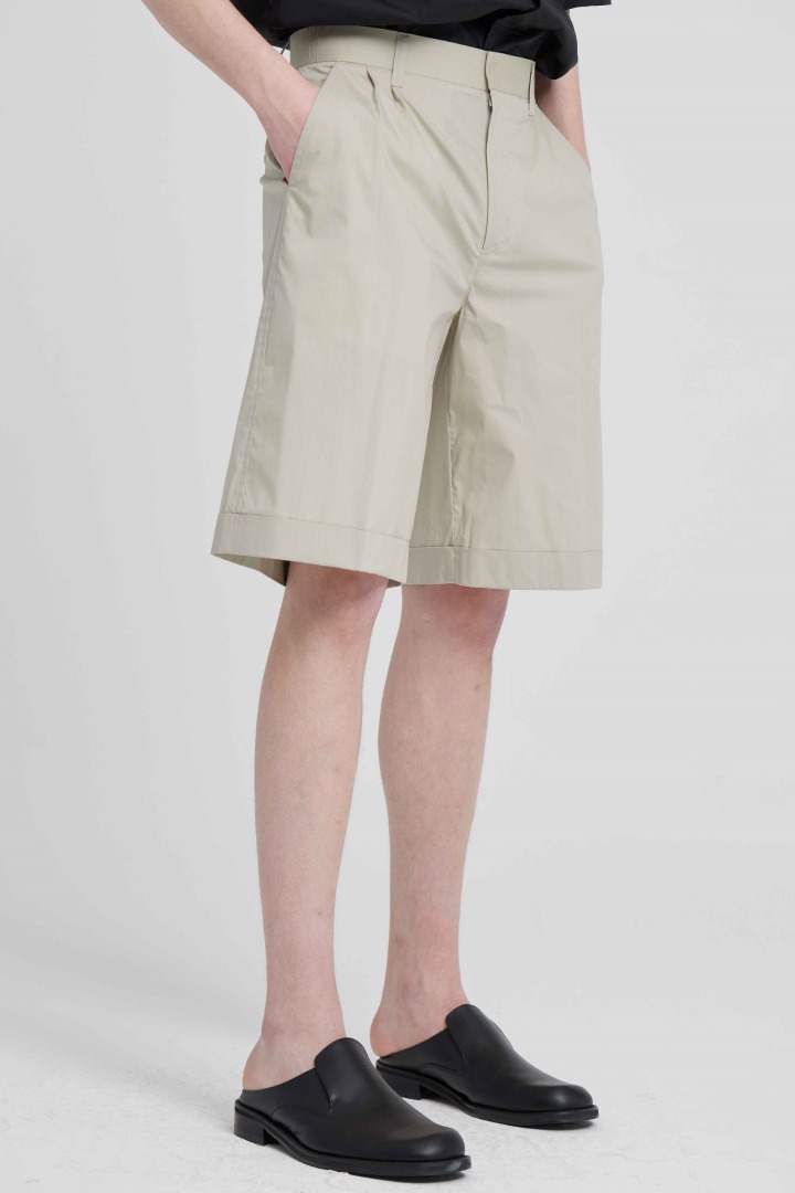 Bermuda Shorts - Khaki Beige